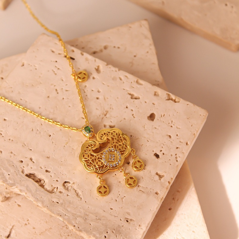 Collier de verrouillage longue - Luxury Lifestyle Jewelry avis et prix