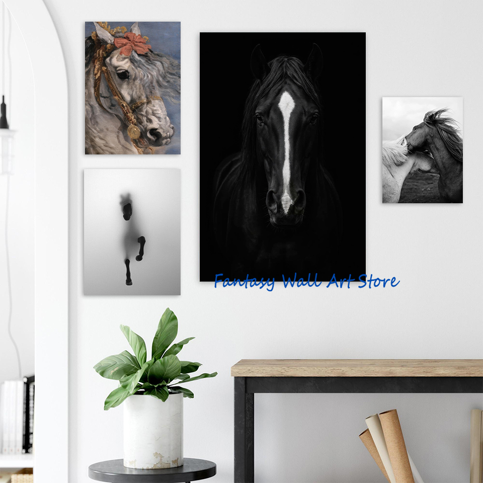 Photos de chevaux noirs, art m - Luxury Lifestyle Homes Photos avis et prix